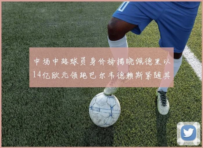 中场中路球员身价榜揭晓佩德里以14亿欧元领跑巴尔韦德赖斯紧随其后